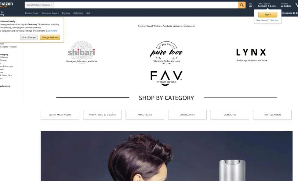 Amazon.com screenshot