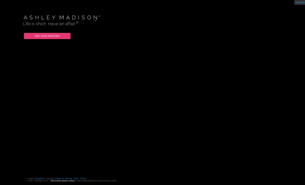 AshleyMadison screenshot