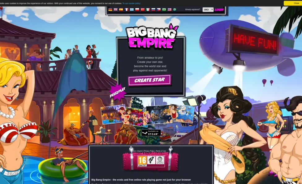 Big Bang Empire screenshot