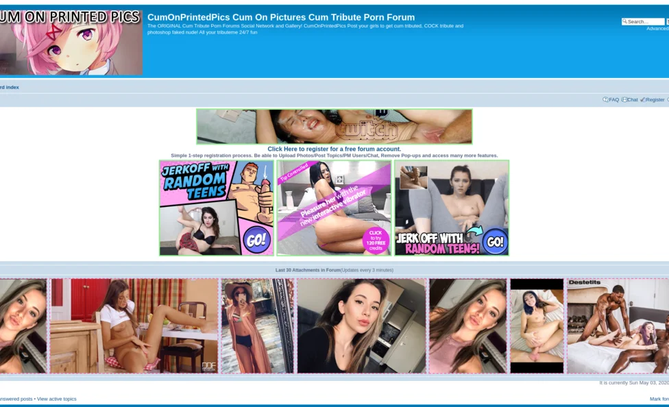 CumOnPrintedPics screenshot