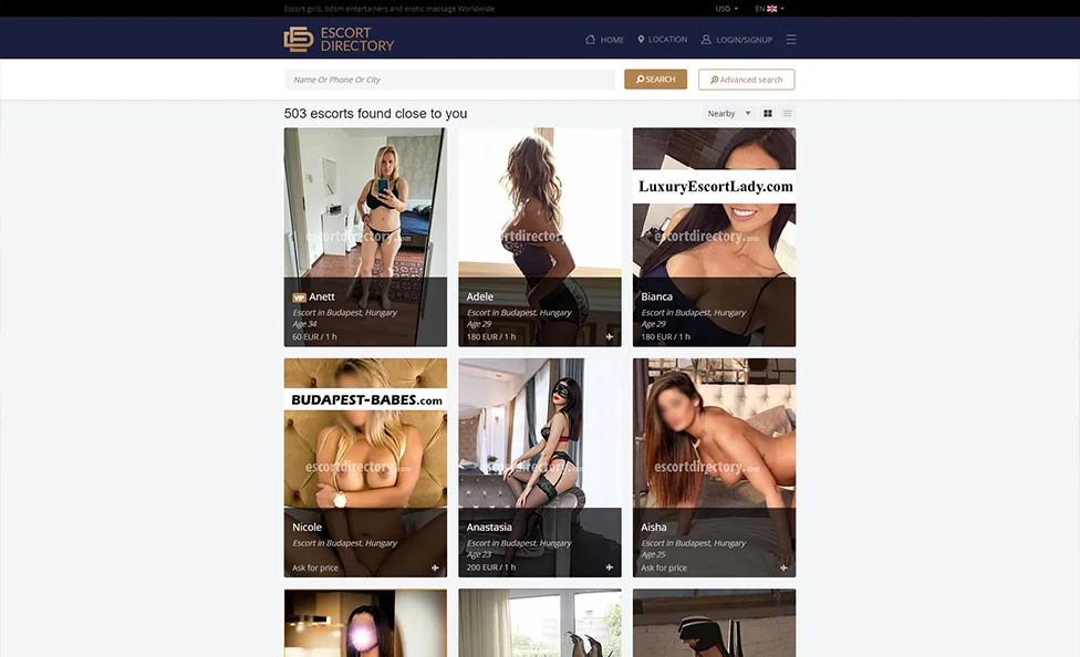 EscortDirectory screenshot