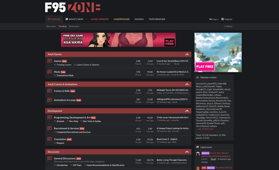 F95Zone screenshot