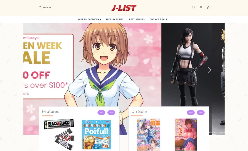 J-List screenshot