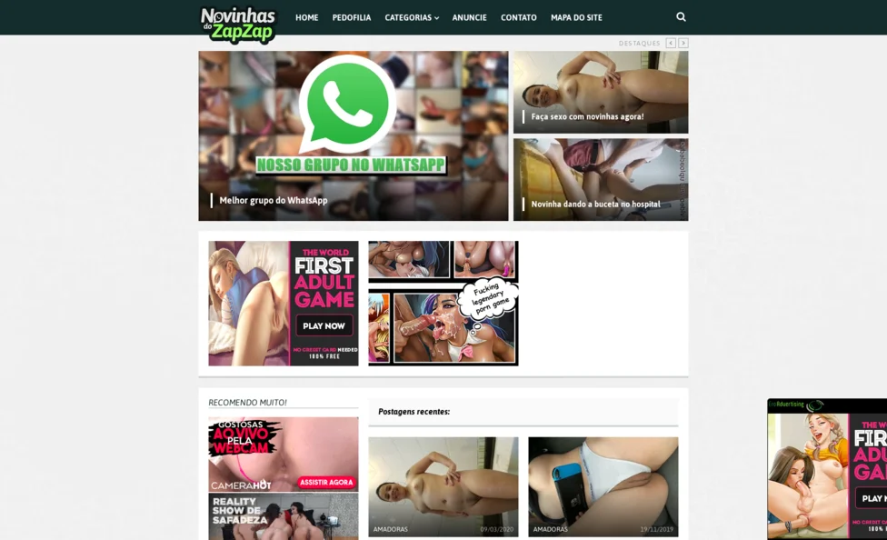 NovinhasDoZapZap screenshot