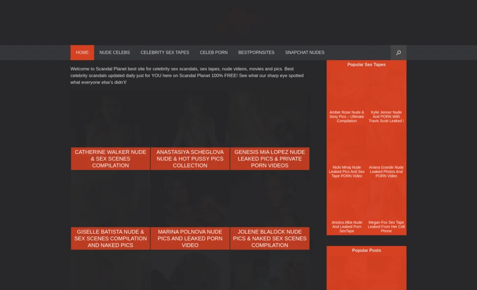 ScandalPlanet screenshot