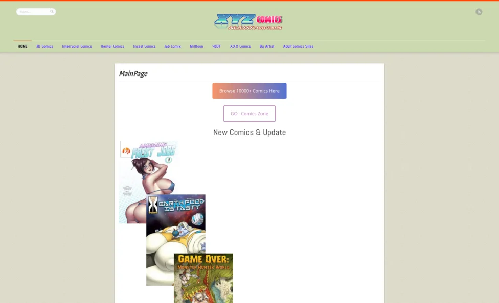 XYZComics screenshot